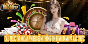 Cấu trúc tài khoản VND88 với thông tin xác thực
