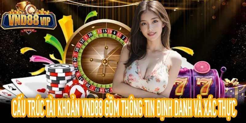 Cấu trúc tài khoản VND88 với thông tin xác thực