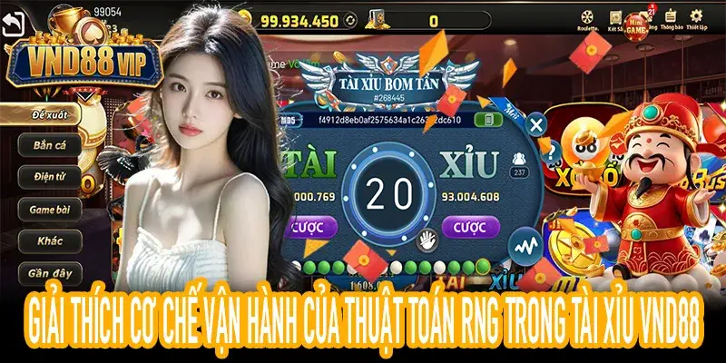 Giải thích cơ chế vận hành của thuật toán RNG trong Tài Xỉu VND88 chuẩn