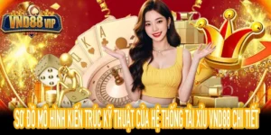 Sơ đồ mô hình kiến trúc kỹ thuật hệ thống Tài Xỉu VND88 minh họa